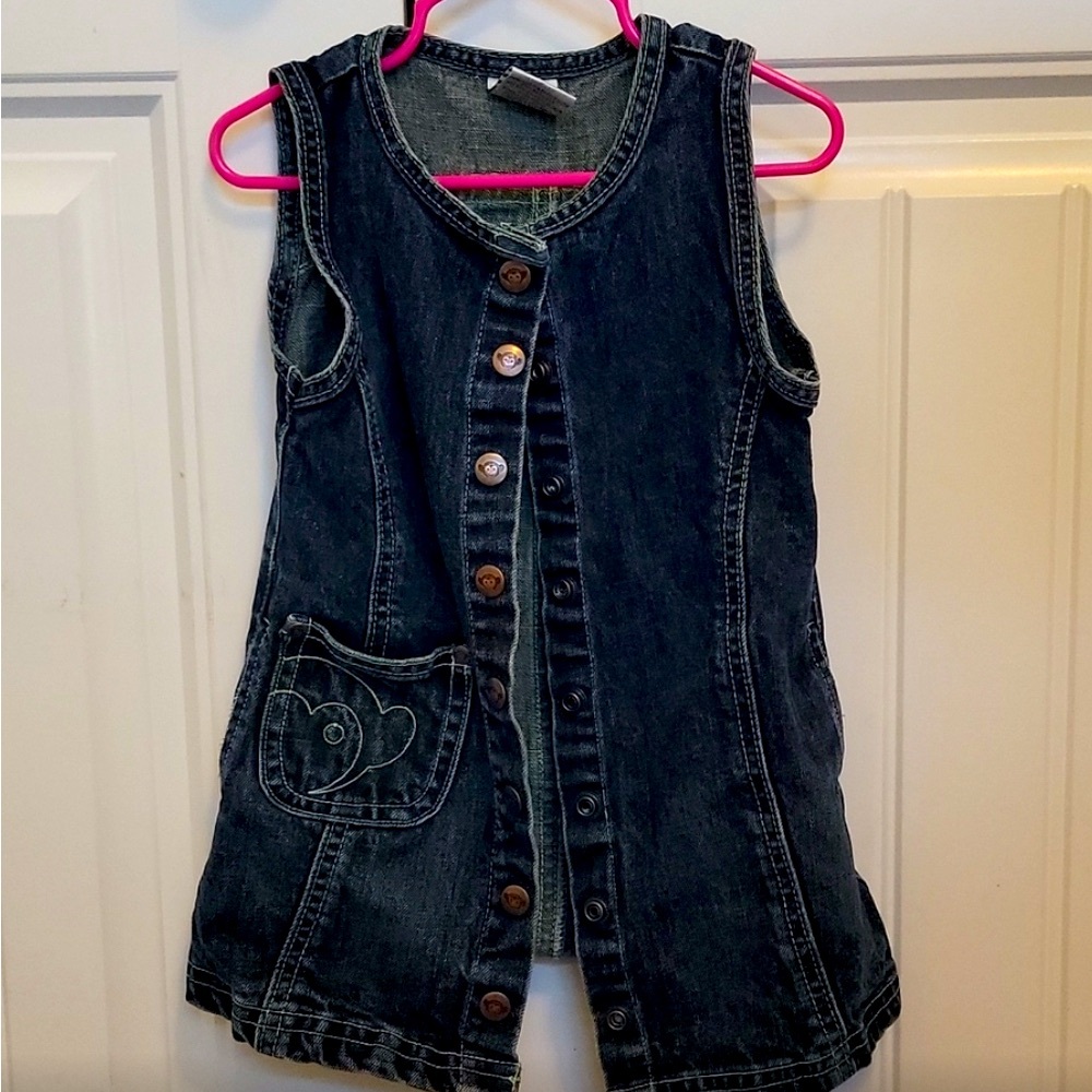 ✨Blue Jean Sleeveless dress 3t